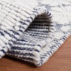 image:imageMartha Stewart x SAFAVIEH Area Rug Collection  4 x 6 Ivory amp Grey Handmade Wool Ideal for Living Room Foyer Bedroom Accent Space MSR3503FIvoryNavy