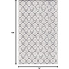 image:imageMartha Stewart x SAFAVIEH Area Rug Collection  4 x 6 Ivory amp Grey Handmade Wool Ideal for Living Room Foyer Bedroom Accent Space MSR3503FIvoryNavy