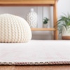 image:imageMartha Stewart x SAFAVIEH Area Rug Collection  4 x 6 Silver amp Grey Cotton Ideal for Living Room Foyer Bedroom Accent Space MSR421GPinkIvory