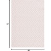 image:imageMartha Stewart x SAFAVIEH Area Rug Collection  4 x 6 Silver amp Grey Cotton Ideal for Living Room Foyer Bedroom Accent Space MSR421GPinkIvory