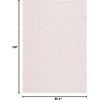 image:imageMartha Stewart x SAFAVIEH Area Rug Collection  4 x 6 Silver amp Grey Cotton Ideal for Living Room Foyer Bedroom Accent Space MSR421GPinkIvory