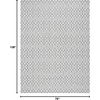 image:imageMartha Stewart x SAFAVIEH Area Rug Collection  4 x 6 Silver amp Grey Cotton Ideal for Living Room Foyer Bedroom Accent Space MSR421GSilverGrey