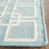 image:imageMartha Stewart x SAFAVIEH Area Rug Collection  5 x 8 Geyser Blue Handmade Wool amp Silk Ideal for Living Room Bedroom Office Dining Space MSR1151BCement Gray