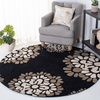 image:imageMartha Stewart x SAFAVIEH Area Rug Collection  8 Round Cement Handmade Wool Ideal for Living Room Bedroom Office Dining Space MSR4730BSilhouette