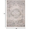image:imageMartha Stewart x SAFAVIEH Area Rug Collection  8 x 10 Ivory amp Grey NonShedding amp Easy Cleaning Ideal for Living Room Bedroom Office Dining Space MSR867AIvoryGrey