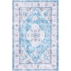 image:imageMartha Stewart x SAFAVIEH Machine Washable Area Rug Collection  5 x 7 Turquoise amp Beige Slip Resistant amp Easy Cleaning Ideal for Ideal for Living Room Bedroom Dining Space MSRW136KTurquoiseBeige