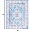 image:imageMartha Stewart x SAFAVIEH Machine Washable Area Rug Collection  5 x 7 Turquoise amp Beige Slip Resistant amp Easy Cleaning Ideal for Ideal for Living Room Bedroom Dining Space MSRW136KTurquoiseBeige