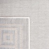 image:imageMartha Stewart x SAFAVIEH Outdoor Area Rug Collection  45 x 65 Silver amp Grey Weather Resistant amp Washable Ideal for Patio Backyard Mudroom Deck Accent Space MSRO331GSilverGrey