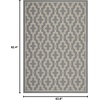 image:imageMartha Stewart x SAFAVIEH Outdoor Area Rug Collection  53 x 77 Anthracite amp Beige Weather Resistant amp Washable Ideal for Patio Backyard Mudroom Deck Dining Space MSR4274246