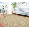 image:imageMartha Stewart x SAFAVIEH Outdoor Area Rug Collection  53 x 77 Green amp Beige Weather Resistant amp Washable Ideal for Patio Backyard Mudroom Deck Dining Space MSR4274244