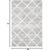 image:imageMartha Stewart x SAFAVIEH Shag Rug Collection  4 x 6 White amp Light Grey NonShedding amp Easy Cleaning Ultra Plush Thick Pile Ideal for Living Room Foyer Bedroom Accent Space MSR0720A