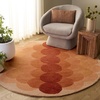 image:imageSAFAVIEH 5x8 Area Rug  Metro Collection  Orange amp Rust Handmade Wool Ideal for Living Room Bedroom Dining Space MET301POrangeRust