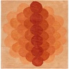 image:imageSAFAVIEH 5x8 Area Rug  Metro Collection  Orange amp Rust Handmade Wool Ideal for Living Room Bedroom Dining Space MET301POrangeRust