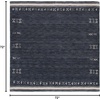 image:imageSAFAVIEH 6x9 Area Rug  Himalaya Collection  Blue amp Rust Handmade Wool Ideal for Living Room Bedroom Dining Space HIM597MCharcoal