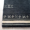 image:imageSAFAVIEH 6x9 Area Rug  Himalaya Collection  Blue amp Rust Handmade Wool Ideal for Living Room Bedroom Dining Space HIM597MCharcoal