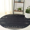 image:imageSAFAVIEH 6x9 Area Rug  Himalaya Collection  Blue amp Rust Handmade Wool Ideal for Living Room Bedroom Dining Space HIM597MCharcoal