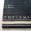 image:imageSAFAVIEH 6x9 Area Rug  Himalaya Collection  Blue amp Rust Handmade Wool Ideal for Living Room Bedroom Dining Space HIM597MCharcoal