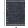 image:imageSAFAVIEH 6x9 Area Rug  Himalaya Collection  Blue amp Rust Handmade Wool Ideal for Living Room Bedroom Dining Space HIM597MCharcoal