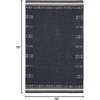 image:imageSAFAVIEH 6x9 Area Rug  Himalaya Collection  Blue amp Rust Handmade Wool Ideal for Living Room Bedroom Dining Space HIM597MCharcoal