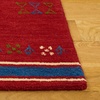 image:imageSAFAVIEH 6x9 Area Rug  Himalaya Collection  Blue amp Rust Handmade Wool Ideal for Living Room Bedroom Dining Space HIM597MRed