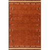 image:imageSAFAVIEH 6x9 Area Rug  Himalaya Collection  Blue amp Rust Handmade Wool Ideal for Living Room Bedroom Dining Space HIM597MRust