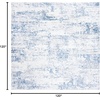 image:imageSAFAVIEH Amelia Collection Area Rug  8 Round Ivory amp Steel Blue NonShedding amp Easy to Clean Ideal for Living Room Bedroom Dining Space ALA700DIvoryBlue