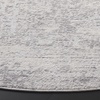 image:imageSAFAVIEH Amelia Collection Area Rug  8 Round Ivory amp Steel Blue NonShedding amp Easy to Clean Ideal for Living Room Bedroom Dining Space ALA700DIvoryLight Grey