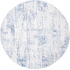 image:imageSAFAVIEH Amelia Collection Area Rug  8 Round Ivory amp Steel Blue NonShedding amp Easy to Clean Ideal for Living Room Bedroom Dining Space ALA700DIvoryBlue