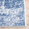 image:imageSAFAVIEH Amelia Collection Area Rug  8 Round Ivory amp Steel Blue NonShedding amp Easy to Clean Ideal for Living Room Bedroom Dining Space ALA700DIvorySteel Blue