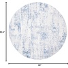 image:imageSAFAVIEH Amelia Collection Area Rug  8 Round Ivory amp Steel Blue NonShedding amp Easy to Clean Ideal for Living Room Bedroom Dining Space ALA700DIvoryBlue