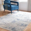 image:imageSAFAVIEH Amelia Collection Area Rug  8 Round Ivory amp Steel Blue NonShedding amp Easy to Clean Ideal for Living Room Bedroom Dining Space ALA700DIvoryBlue