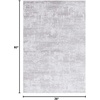 image:imageSAFAVIEH Amelia Collection Area Rug  8 Round Ivory amp Steel Blue NonShedding amp Easy to Clean Ideal for Living Room Bedroom Dining Space ALA700DIvoryStone Grey