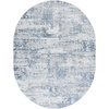 image:imageSAFAVIEH Amelia Collection Area Rug  8 Round Ivory amp Steel Blue NonShedding amp Easy to Clean Ideal for Living Room Bedroom Dining Space ALA700DIvoryBlue