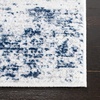 image:imageSAFAVIEH Amelia Collection Area Rug  8 Round Ivory amp Steel Blue NonShedding amp Easy to Clean Ideal for Living Room Bedroom Dining Space ALA700DIvoryNavy