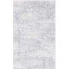 image:imageSAFAVIEH Amelia Collection Area Rug  8 Round Ivory amp Steel Blue NonShedding amp Easy to Clean Ideal for Living Room Bedroom Dining Space ALA700DIvoryLight Grey