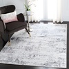 image:imageSAFAVIEH Amelia Collection Area Rug  8 Round Ivory amp Steel Blue NonShedding amp Easy to Clean Ideal for Living Room Bedroom Dining Space ALA700DIvoryGrey