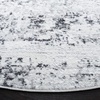 image:imageSAFAVIEH Amelia Collection Area Rug  8 Round Ivory amp Steel Blue NonShedding amp Easy to Clean Ideal for Living Room Bedroom Dining Space ALA700DIvoryGrey