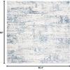image:imageSAFAVIEH Amelia Collection Area Rug  8 Round Ivory amp Steel Blue NonShedding amp Easy to Clean Ideal for Living Room Bedroom Dining Space ALA700DIvoryBlue