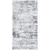 image:imageSAFAVIEH Amelia Collection Area Rug  8 Round Ivory amp Steel Blue NonShedding amp Easy to Clean Ideal for Living Room Bedroom Dining Space ALA700DIvoryGrey