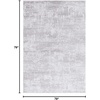image:imageSAFAVIEH Amelia Collection Area Rug  8 Round Ivory amp Steel Blue NonShedding amp Easy to Clean Ideal for Living Room Bedroom Dining Space ALA700DIvoryStone Grey
