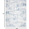 image:imageSAFAVIEH Amelia Collection Area Rug  8 Round Ivory amp Steel Blue NonShedding amp Easy to Clean Ideal for Living Room Bedroom Dining Space ALA700DIvoryBlue