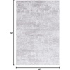 image:imageSAFAVIEH Amelia Collection Area Rug  8 Round Ivory amp Steel Blue NonShedding amp Easy to Clean Ideal for Living Room Bedroom Dining Space ALA700DIvoryStone Grey