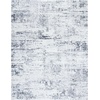 image:imageSAFAVIEH Amelia Collection Area Rug  8 Round Ivory amp Steel Blue NonShedding amp Easy to Clean Ideal for Living Room Bedroom Dining Space ALA700DIvoryGrey