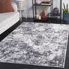 image:imageSAFAVIEH Amelia Collection Runner  22 x 8 Charcoal amp Ivory Modern Abstract Design NonShedding amp Easy Care Ideal for The Living Room Dining Bedroom ALA705HCharcoalIvory