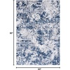image:imageSAFAVIEH Amelia Collection Runner  22 x 8 Charcoal amp Ivory Modern Abstract Design NonShedding amp Easy Care Ideal for The Living Room Dining Bedroom ALA705HIvoryNavy
