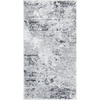 image:imageSAFAVIEH Amelia Collection Runner  22 x 8 Charcoal amp Ivory Modern Abstract Design NonShedding amp Easy Care Ideal for The Living Room Dining Bedroom ALA705HGreyIvory