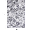 image:imageSAFAVIEH Amelia Collection Runner  22 x 8 Charcoal amp Ivory Modern Abstract Design NonShedding amp Easy Care Ideal for The Living Room Dining Bedroom ALA705HCharcoalIvory