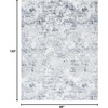 image:imageSAFAVIEH Amelia Collection Runner  22 x 8 Charcoal amp Ivory Modern Abstract Design NonShedding amp Easy Care Ideal for The Living Room Dining Bedroom ALA705HGreyIvory