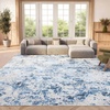 image:imageSAFAVIEH Amelia Collection Runner  22 x 8 Charcoal amp Ivory Modern Abstract Design NonShedding amp Easy Care Ideal for The Living Room Dining Bedroom ALA705HNavyGrey
