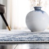 image:imageSAFAVIEH Amelia Collection Runner  22 x 8 Charcoal amp Ivory Modern Abstract Design NonShedding amp Easy Care Ideal for The Living Room Dining Bedroom ALA705HNavyGrey